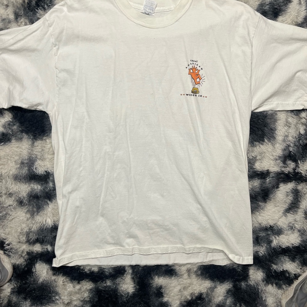 Vintage White Weight Watchers graphic tee